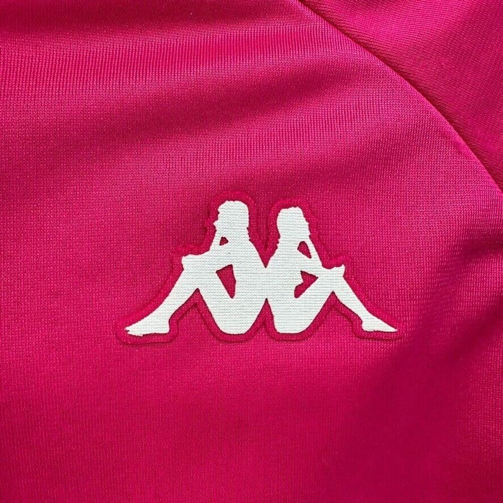 Kappa Banda Anniston Track Jacket Mens S Fushcia Pink Teal Athleisure Bloke NWT - Picture 4 of 12